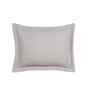 Grey Solid 235 TC Viscose Cotton 2 Pillow Sham Set