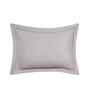 Grey Solid 235 TC Viscose Cotton 2 Pillow Sham Set