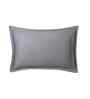 Grey Solid 300 TC Cotton 2 Pillow Sham Set