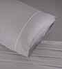 Grey Solid 300 TC Cotton Single Bed Sheet with 1 Pillow Cover 24 Collection