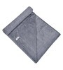 Grey Solid 400 GSM Microfiber Bath Towel
