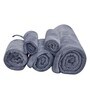 Grey Solid 400 GSM Microfiber Towel Set