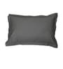 Grey Solid 600 TC Cotton 1 Double Bedcover with 2 Pillow cover