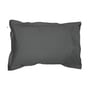 Grey Solid 600 TC Cotton 1 Double Bedcover with 2 Pillow cover