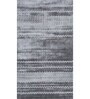 Grey Solid Bamboo Silk 6 ft X 9 ft Hand Woven Carpet