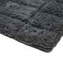 Grey Solid Cotton 16x24 Inches Anti Skid Bath Mat