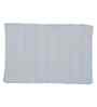 Grey Solid Cotton 16x24 Inches Anti Skid Bath Mat