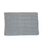 Grey Solid Cotton 16x24 Inches Anti Skid Bath Mat