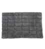 Grey Solid Cotton 20x31 Inches Anti Skid Bath Mat