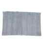 Grey Solid Cotton 20x31 Inches Anti Skid Bath Mat