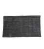 Grey Solid Cotton 28x47 Inches Anti Skid Bath Mat