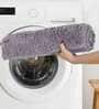 Grey Solid Cotton AntiSkid Bathmat