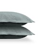 Grey Solid GSM 300 Pure Cotton King Size Bedcover With 2 Pillow Covers