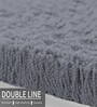 Grey Solid Microfiber 3 X 5 Feet Tufted Carpet