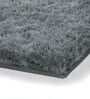 Grey Solid Microfiber 3 X 5 Feet Tufted Carpet