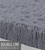 Grey Solid Microfiber 4 X 6 Feet Tufted Carpet
