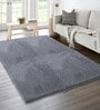Grey Solid Microfiber 4 X 6 Feet Tufted Carpet
