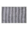 Grey Striped MicroFibre 14x10 Inches Antiskid Bath Mats