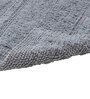 Grey Solid MicroFibre 14x10 Inches Antiskid Bath Mats