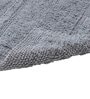 Grey Solid MicroFibre 14x10 Inches Antiskid Bath Mats