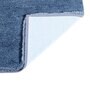 Grey Solid MicroFibre 14x10 Inches Antiskid Bath Mats