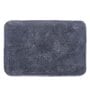 Grey Solid MicroFibre 14x10 Inches Antiskid Bath Mats