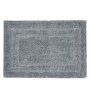Grey Solid MicroFibre 14x10 Inches Antiskid Bath Mats