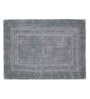 Grey Solid MicroFibre 14x10 Inches Antiskid Bath Mats