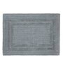 Grey Solid MicroFibre 14x10 Inches Antiskid Bath Mats
