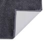 Grey Solid MicroFibre 15x10 Inches Antiskid Bath Mats