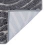 Grey Striped MicroFibre 15x10 Inches Antiskid Bath Mats