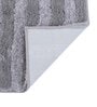 Grey Striped MicroFibre 15x10 Inches Antiskid Bath Mats