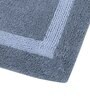 Grey Geometric MicroFibre 15x10 Inches Antiskid Bath Mats
