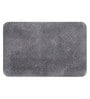 Grey Solid MicroFibre 15x10 Inches Antiskid Bath Mats