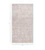 Grey Solid Others 4 ft X 6 ft Hand Woven Carpet