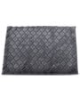 Grey Geometric Polyester 24x16 Inches Super Soft Bath Mat