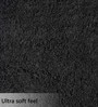 Grey Solid Polyester 3 ft x 5 ft Machine made Carpet