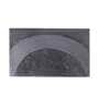Grey Solid Polyester 30x18 Inches AntiSkid Bath Mat