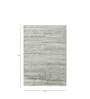 Grey Solid Polyester 4 ft x 6 ft Hand Knotted Carpet