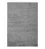 Grey Solid Polyester 4x6 Feet Machine Made Carpet
