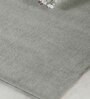 Grey Solid Polyester 5 ft x 7 ft Machine Made Carpet