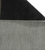 Grey Solid Polyester 5 ft x 7 ft Machine Made Carpet