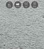 Grey Solid Polyester 5x8 Feet Machine Made Carpet