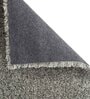 Grey Solid Polypropylene 3 ft x 5 ft Machine Made Carpet