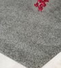 Grey Solid Polypropylene 4 ft x 6 ft Machine Made Carpet