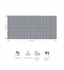 Grey Solid PVC 33x16 Inches Antiskid Shower Bath Mat