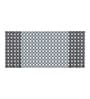 Grey Solid PVC 34x15 Inches Antiskid Shower Bath Mat