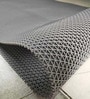 Grey Solid PVC 36x24 Inches Antiskid Bath Mat