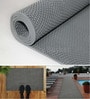 Grey Solid PVC 36x24 Inches Antiskid Bath Mat