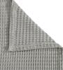 Grey Solid TC 120 Cotton Double Queen Bedcover With 2 Pillow Covers